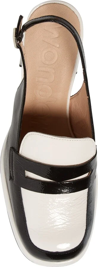 Amelia Block Heel Leather Pump - Image 5