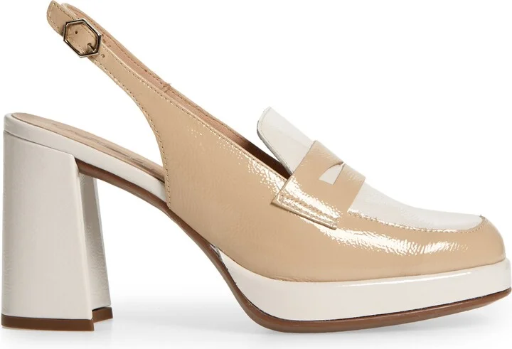 Amelia Block Heel Leather Pump - Image 9