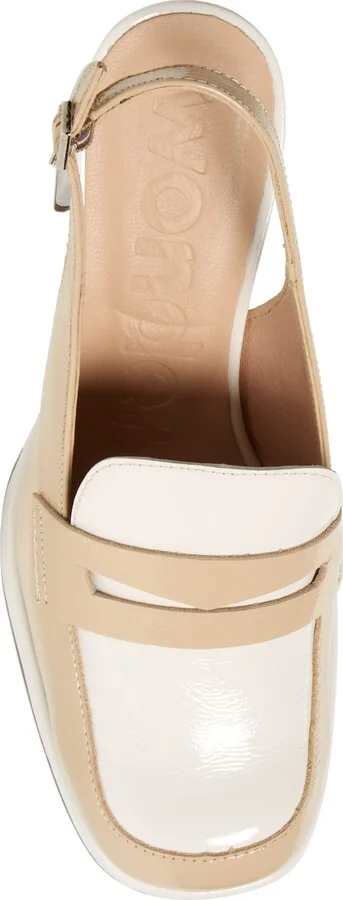 Amelia Block Heel Leather Pump - Image 11