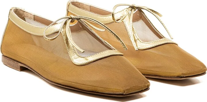 Amelia Clear Mesh Ballet Flat - Image 2