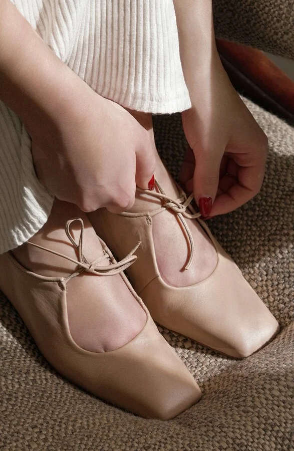 Amelia Leather Ballet Flat - Image 4