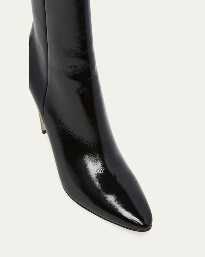 Amelia Patent Leather Booties - Image 3