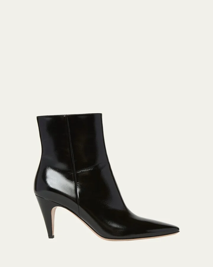 Amelia Patent Leather Booties