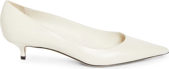 Amelia Pointed Toe Kitten Heel Pump - Image 3