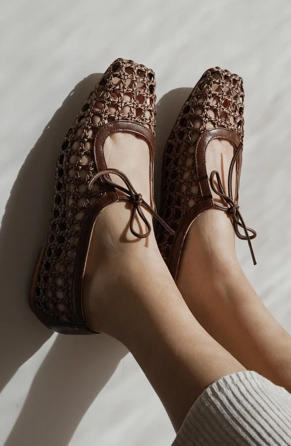 Amelia Raffia Ballet Flat - Image 10
