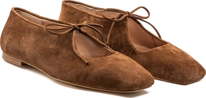 Amelia Suede Ballerina Flat - Image 2