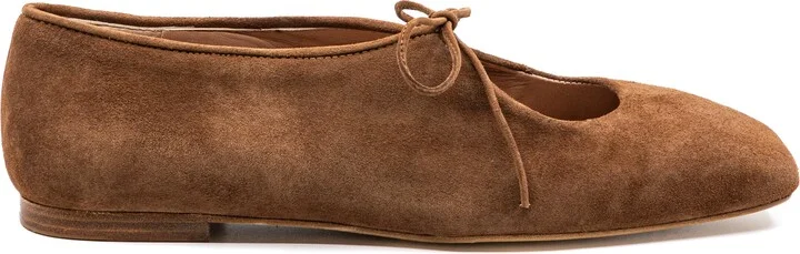 Amelia Suede Ballerina Flat