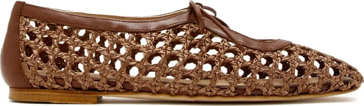 Amelia woven ballet flats
