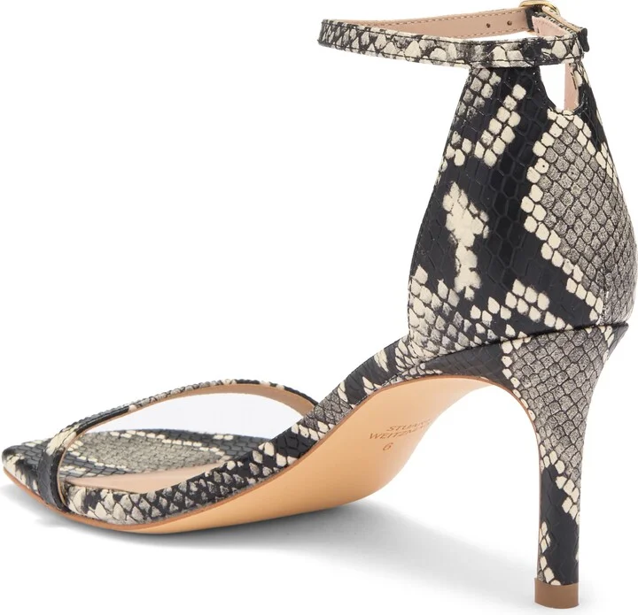 Amelina 75 Snakeskin Print Sandal - Image 2