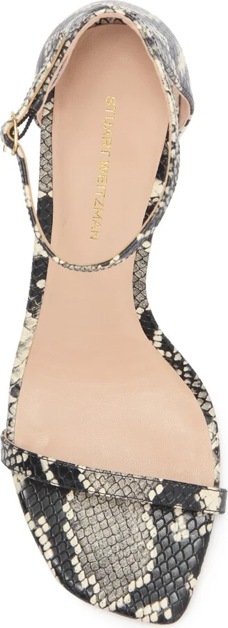 Amelina 75 Snakeskin Print Sandal - Image 5