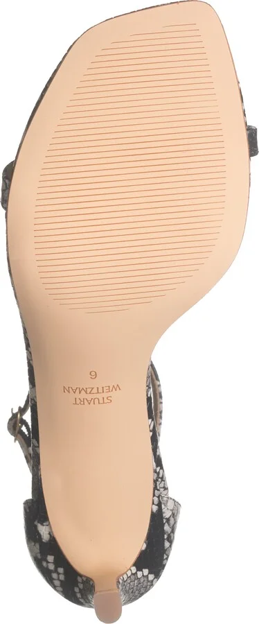 Amelina 75 Snakeskin Print Sandal - Image 6