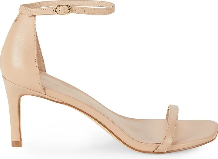 Amelina Leather Ankle-Strap Sandals