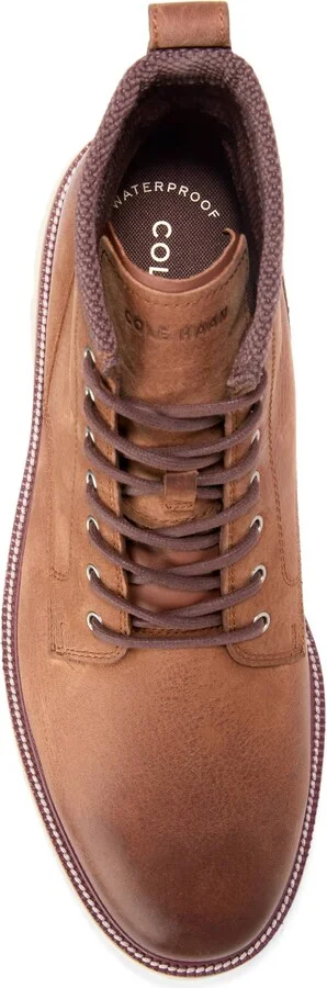 American Classic Waterproof Plain Toe Lace-Up Boot - Image 5