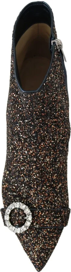 Amethyst Mix Hanover Heeled Glitter Women's Boots - Image 4