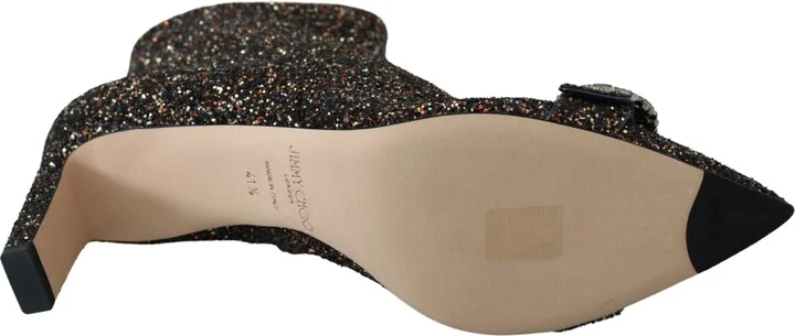 Amethyst Mix Hanover Heeled Glitter Women's Boots - Image 5