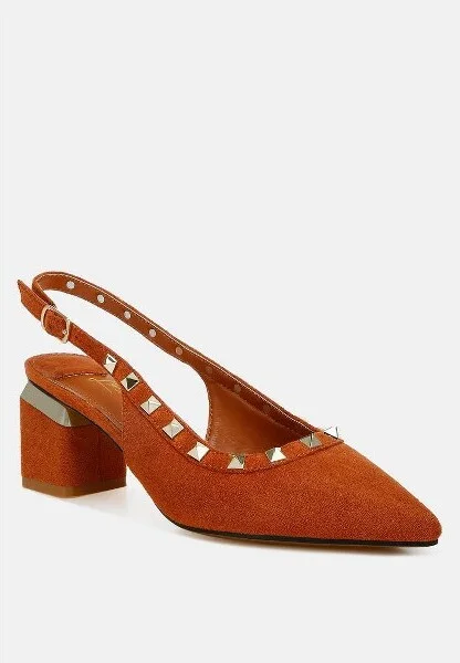 Ameya Stud Emebllished Microfiber Sandals Women - Image 4