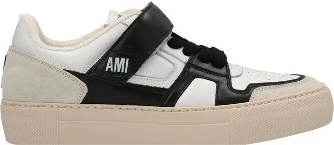 AMI Ami de Coeur Panelled Low-Top Sneakers