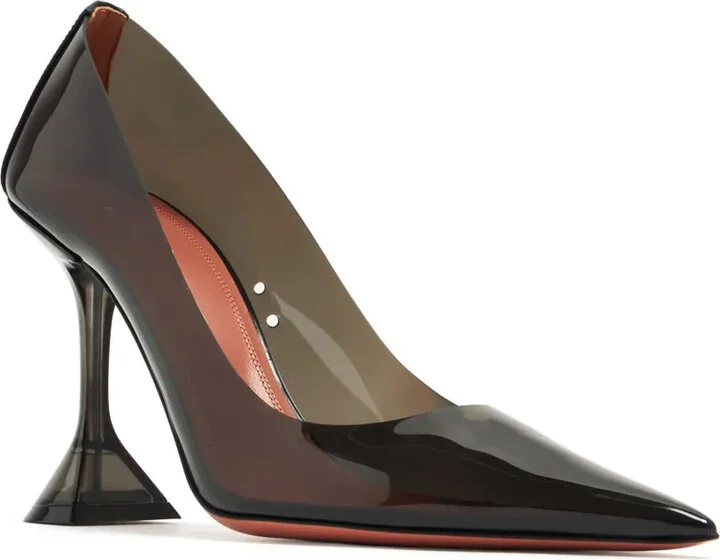 Ami Glass 95mm sculpted-heel pumps - Image 2