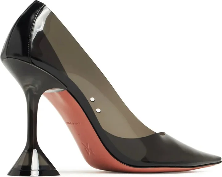 Ami Glass 95mm sculpted-heel pumps - Image 3