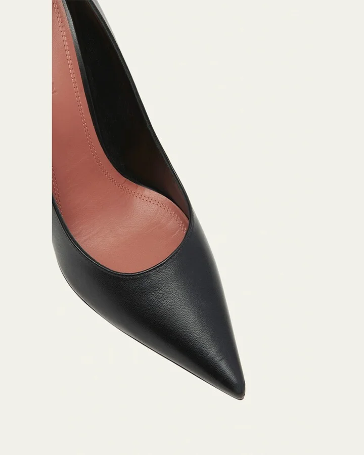 Ami Lambskin Pedestal Pumps - Image 3