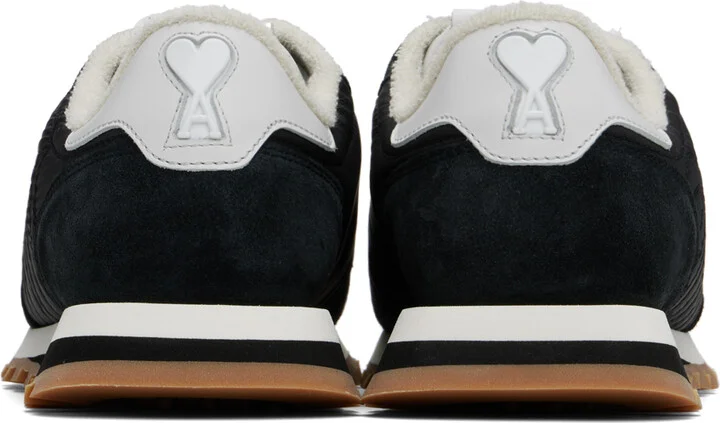 AMI Paris Black Ami New Rush Sneakers - Image 2