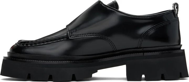 AMI Paris Black Anatomical Monkstraps - Image 3