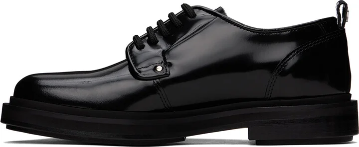 AMI Paris Black Anatomical Toe Derbys - Image 3
