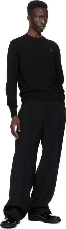 AMI Paris Black Anatomical Toe Derbys - Image 5
