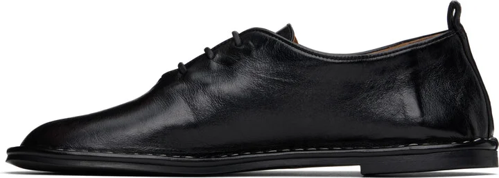 AMI Paris Black Leather One Cut Oxfords - Image 3