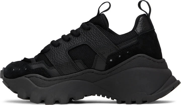 AMI Paris Black Lucky 9 Sneakers - Image 3