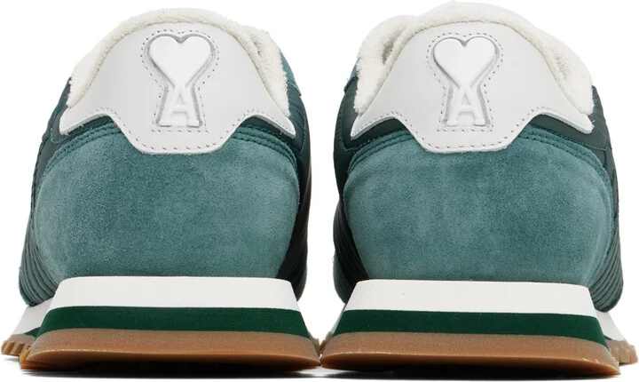 AMI Paris Green Ami New Rush Sneakers - Image 2