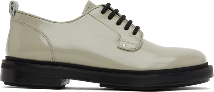 AMI Paris Green Anatomical Toe Derbys