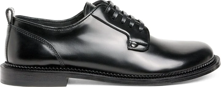 Ami Paris Leather Anatomical Derby Shoes