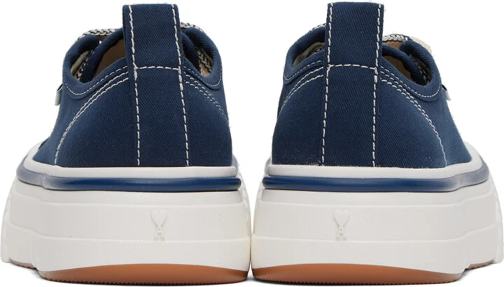 AMI Paris Navy Ami 1980 Sneakers - Image 2