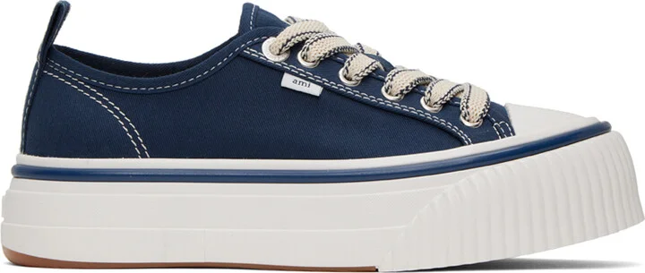 AMI Paris Navy Ami 1980 Sneakers
