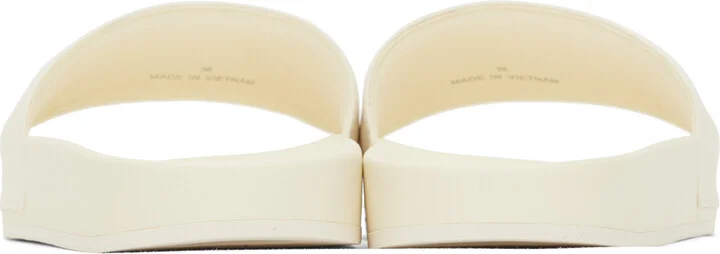 AMI Paris Off-White Ami de Cœur Slides - Image 2