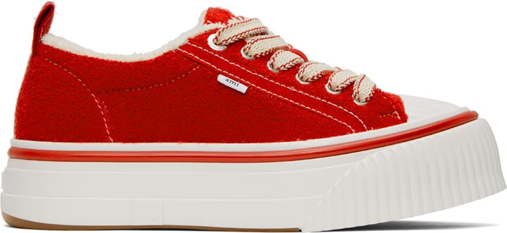 AMI Paris Red Ami 1980 Sneakers