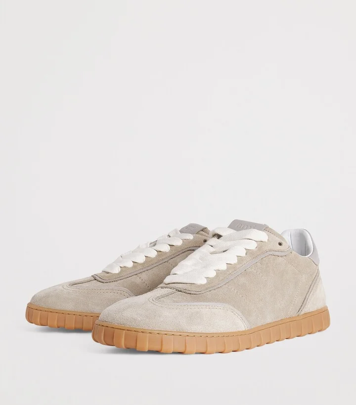 Ami Paris Suede Low-Top Sneakers - Image 3