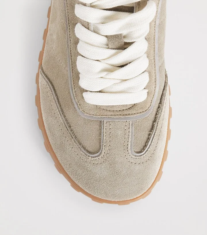 Ami Paris Suede Low-Top Sneakers - Image 5