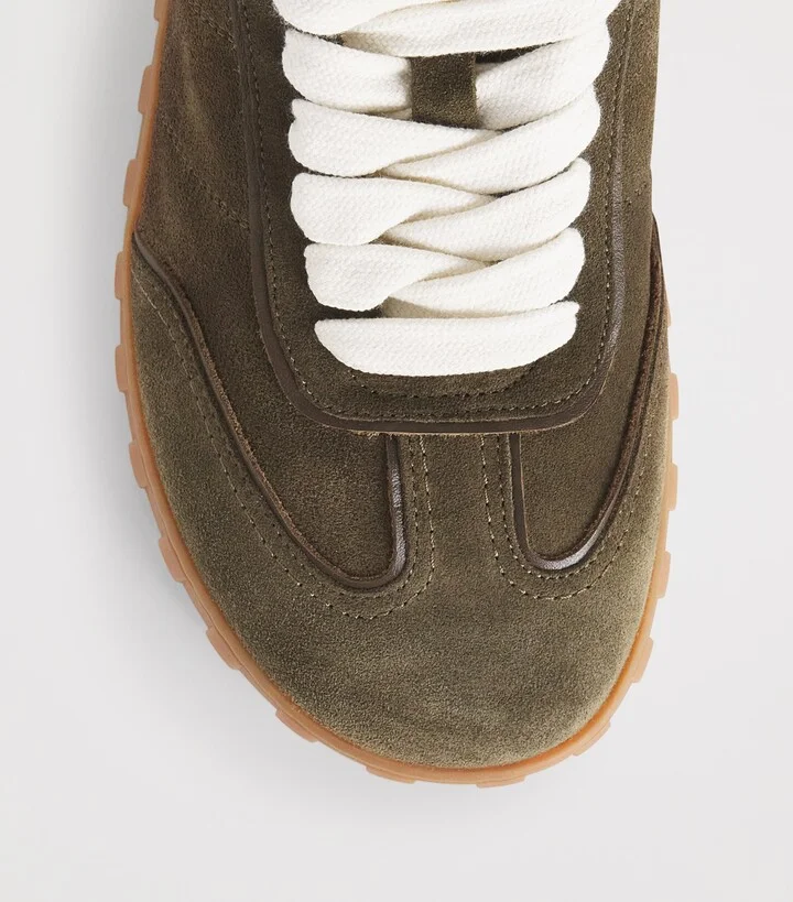 Ami Paris Suede Low-Top Sneakers - Image 5