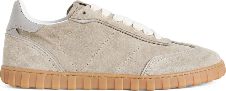 Ami Paris Suede Low-Top Sneakers