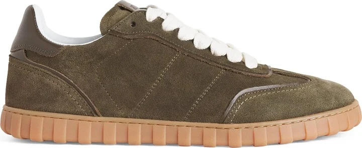 Ami Paris Suede Low-Top Sneakers