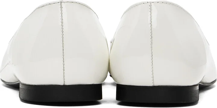AMI Paris White Ami de Cœur Ballerina Flats - Image 2
