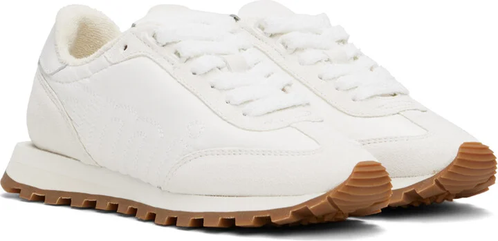 AMI Paris White Ami New Rush Sneakers - Image 4
