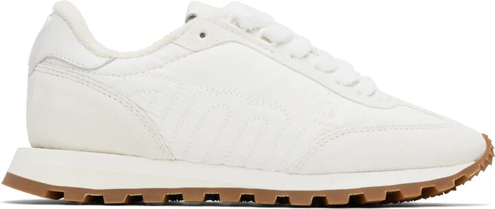 AMI Paris White Ami New Rush Sneakers