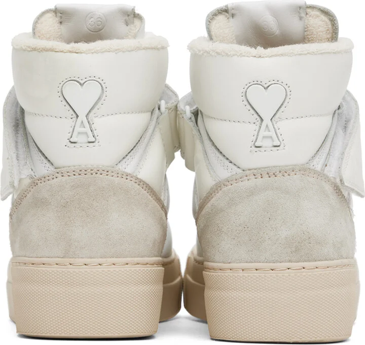 AMI Paris White Arcade Sneakers - Image 2