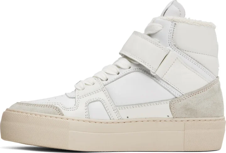 AMI Paris White Arcade Sneakers - Image 3