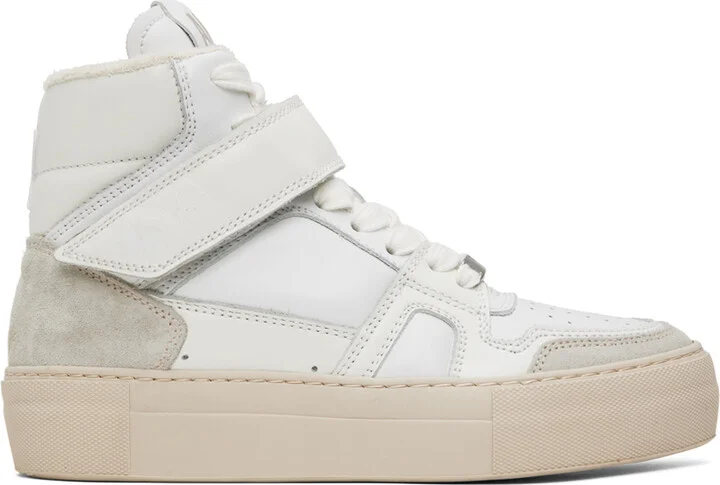 AMI Paris White Arcade Sneakers
