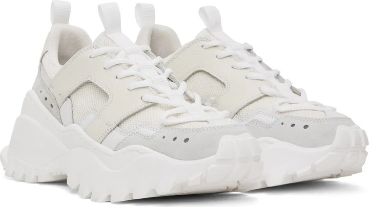 AMI Paris White Lucky 9 Sneakers - Image 4