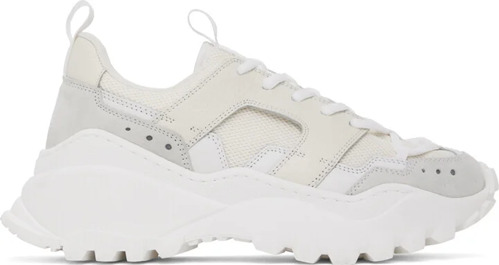 AMI Paris White Lucky 9 Sneakers